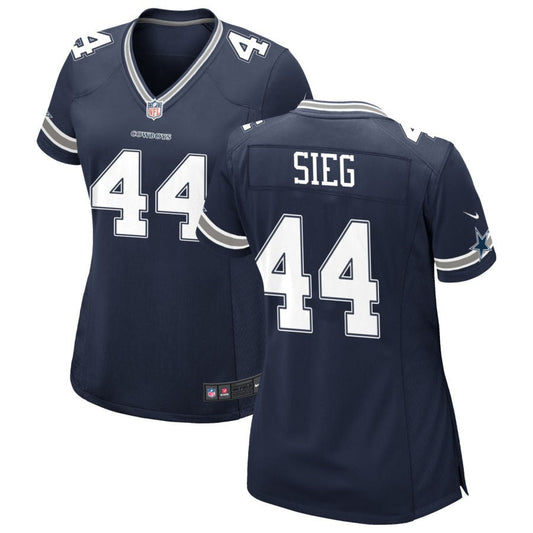 Trent Sieg Dallas Cowboys Nike Women's Game Jersey - Navy