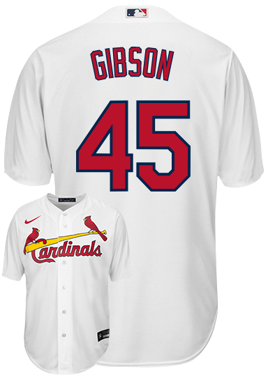 Bob Gibson Jersey - St Louis Cardinals Replica Adult Home Jersey