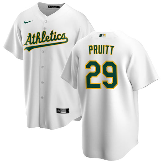 Austin Pruitt Oakland Athletics Nike Home Replica Jersey - White