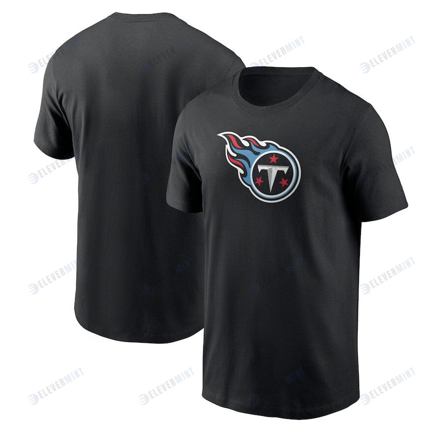 Tennessee Titans Logo Essential T-Shirt - Black