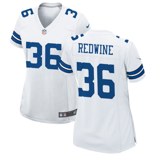 Sheldrick Redwine Dallas Cowboys Nike Women's Game Jersey - White