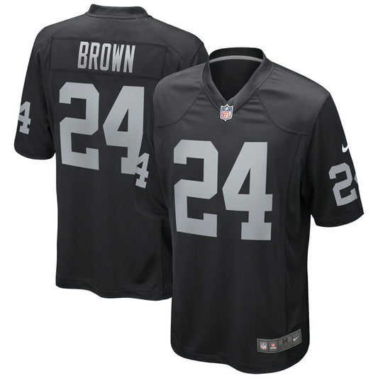 Willie Brown Las Vegas Raiders Nike Game Retired Player Jersey - Black