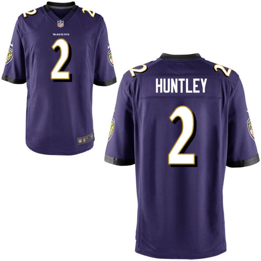 Tyler Huntley Baltimore Ravens Nike Youth Game Jersey - Purple