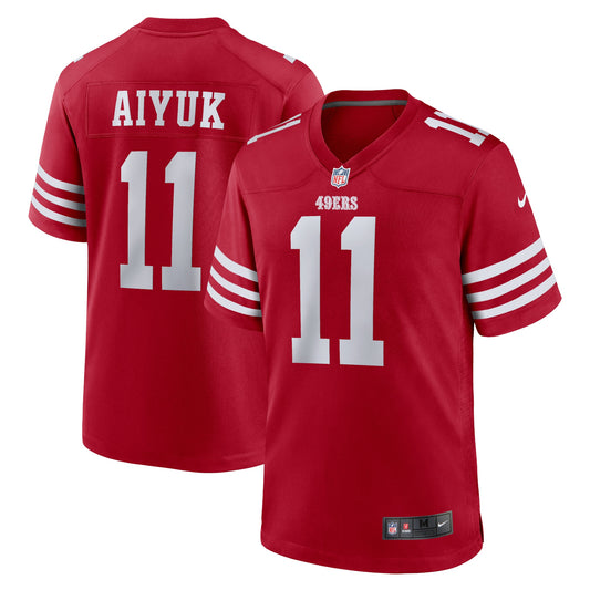 Brandon Aiyuk San Francisco 49ers Nike Team Player Game Jersey - Scarlet