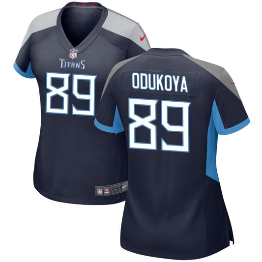 Thomas Odukoya Tennessee Titans Nike Women's Game Jersey - Navy