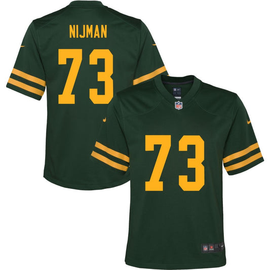 Yosh Nijman Green Bay Packers Nike Youth Alternate Jersey - Green