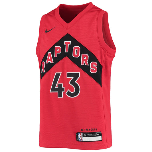 Boys' Grade School Pascal Siakam Nike Raptors Swingman Jersey Icon Edition - Red