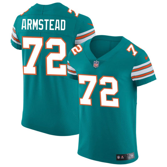 Terron Armstead Miami Dolphins Nike Elite Vapor Untouchable Jersey - Aqua