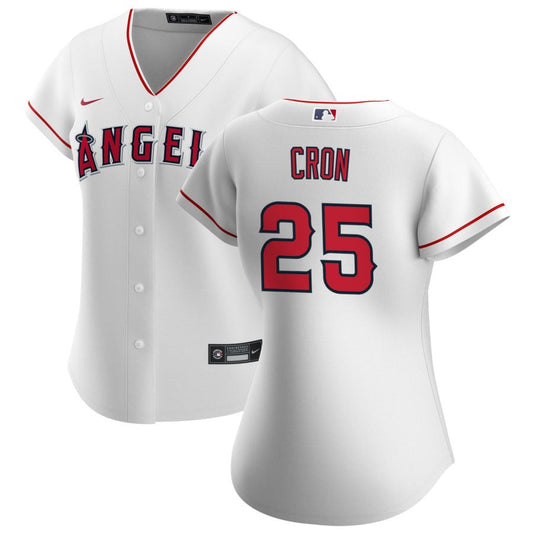 C.J. Cron Los Angeles Angels Nike Women's Home Replica Jersey - White