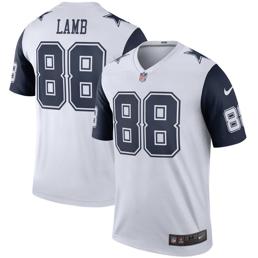 CeeDee Lamb Dallas Cowboys Nike 2nd Alternate Legend Jersey - White