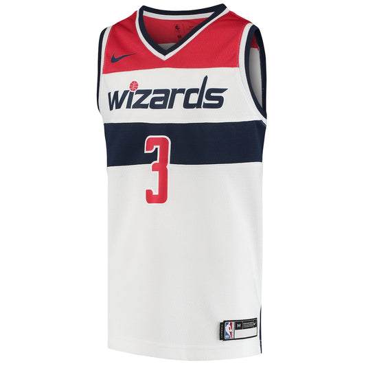 Boys' Grade School Bradley Beal Nike Wizards Team Swingman Jersey - White