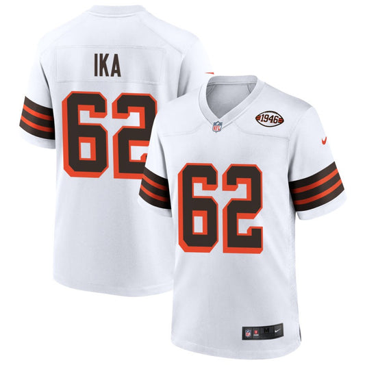 Siaki Ika Cleveland Browns Nike 1946 Collection Alternate Jersey - White