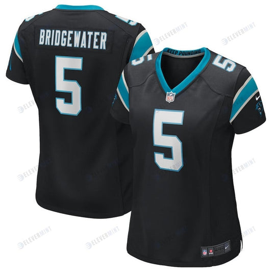 Teddy Bridgewater 5 Carolina Panthers Women's Game Jersey - Black