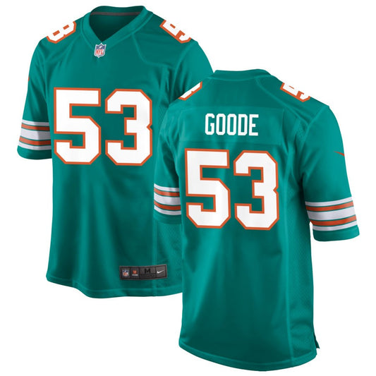 Cameron Goode Miami Dolphins Nike Alternate Game Jersey - Aqua