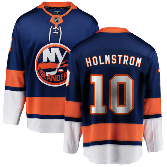 Simon Holmstrom New York Islanders Fanatics Branded Home Breakaway Jersey - Blue