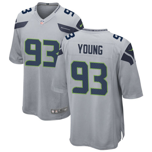 Cameron Young Seattle Seahawks Nike Youth Game Jersey - Gray