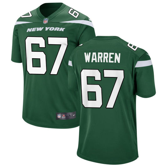 Carter Warren New York Jets Nike Youth Game Jersey - Gotham Green