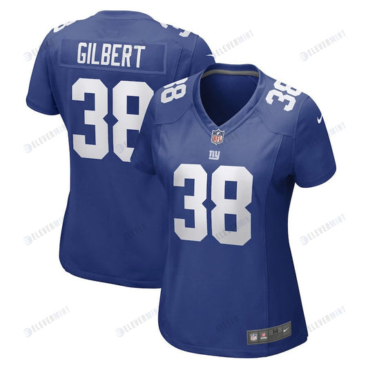 Zyon Gilbert New York Giants Women's Game Player Jersey - Royal