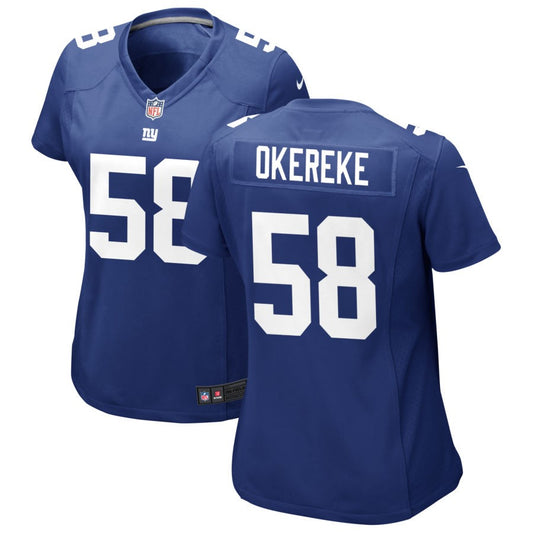 Bobby Okereke New York Giants Nike Women's Jersey - Royal