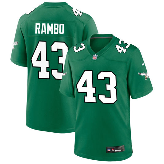 Charleston Rambo Philadelphia Eagles Nike Alternate Game Jersey - Kelly Green