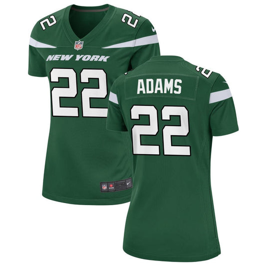 Tony Adams New York Jets Nike Women's Game Jersey - Gotham Green