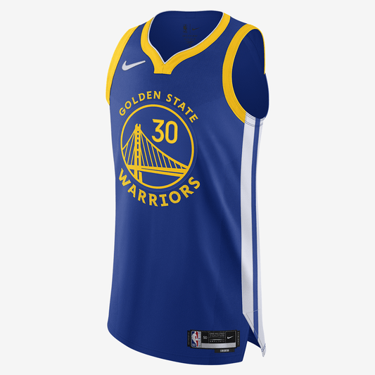 Stephen Curry Warriors Icon Edition 2020 Nike NBA Authentic Jersey - Rush Blue